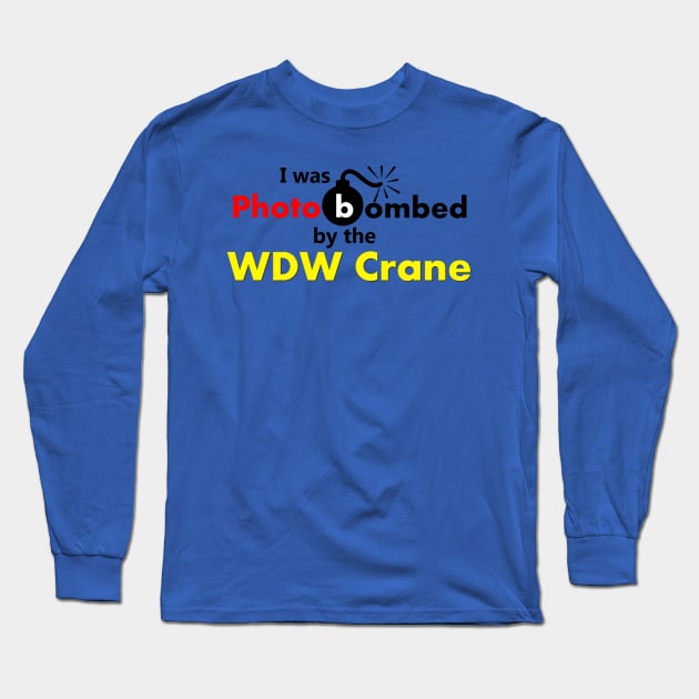 WDW Crane Photobomb Long Sleeve T-Shirt by Chip and Company